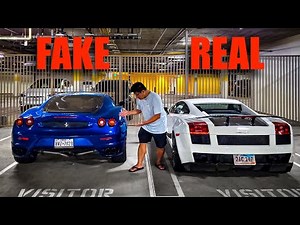Fake Ferrari EMBARRASSES My Real Lamborghini