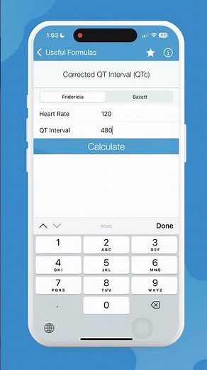 Calculate Corrected QT Interval (QTc) in 17 seconds with ‪@oncoassist‬ #oncologytools