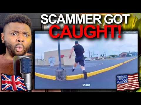 Bank Scammer FINALLY Gets What He Deserves! | British Guy Reacts 🇬🇧