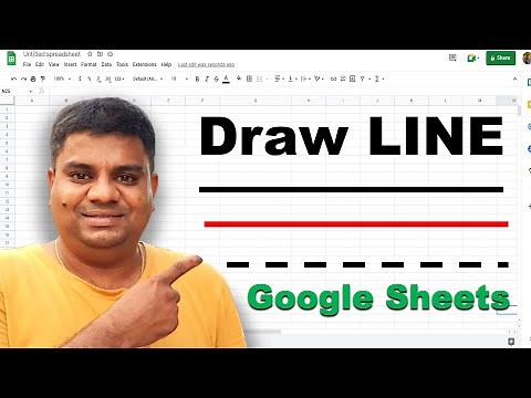 How to Insert a Line in Google Sheets