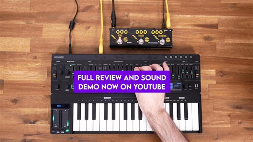 Donner Essential L1 is an authentic clone of the Roland SH-101 with neat extras. Full review and sound demo now on YouTube 👇 | SYNTH ANATOMY