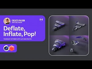 Deflate, Inflate, Pop Animation in Cinema 4D