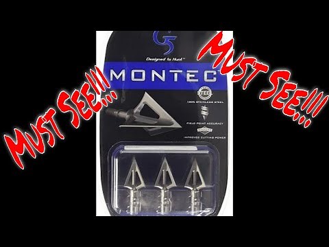 G5 Montec Broadhead Review #broadhead #compoundbow #Montec #hunting