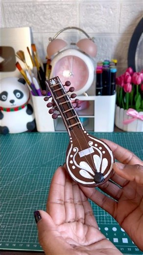 DIY Veena || Reuse old bulbs #youtubeshorts #viralshort #craft #veena #diy