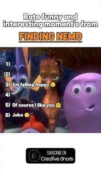 😁 Ranking Finding Nemo Best Moments ⚡️
