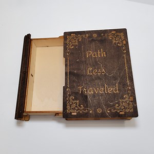 Personalized Wood Book Box, Book Shaped Storage Box, Coffee Table Decor, Decorative Book Box - Etsy