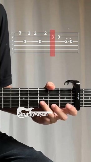 Vanessa Carlton - A Thousand Miles Guitar Intro Lesson #guitar #strumly #guitartabs #guitartutorial