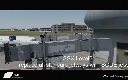 GSX Level 2中廊桥部分的演示