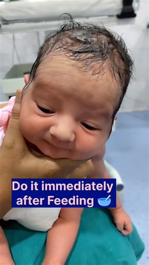 Medicos on Instagram: "Why Burping is Important for a Baby? ✅ 1. Removes swallowed air During feeding, babies swallow air along with milk. This air gets trapped in the stomach. Burping helps release this air, making the baby comfortable. ✅ 2. Prevents vomiting or spit-up If the air is not released, milk can come back up. Burping reduces spit-ups and keeps the baby’s stomach settled. ✅ 3. Reduces gas and stomach pain Trapped air can cause gas, bloating, crying, and colic. Burping helps reduce all