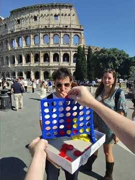 Playing connect 4 in every country of the world #connect4 #game #public