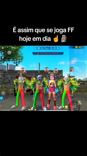 Espanca Moda 🗿 on Instagram: "É assim que se joga FF hoje em dia ☝️🗿#freefire #garenafreefire #clipadasfreefire #1vs4 #fyp"