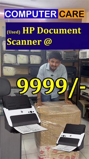 ComputerCare on Instagram: "Hp Scanner @ 9999/- (used) Hp Scanjet pro 3000 s2 highspeed Duplex document scanner with new adeptor, cables and 1 month shop warranty. best for corporate uses where scanning the mandatory thing. ***LIMITED QUANTITY*** For demo and details, contact us on 9313244360 Address - Surat, Gujarat Delivery option available across india (Cod not available) #insta #instadaily #trending #tranding #business #hpscanner #refurb #viral #viralreels #reelkarofeelkaro #viralvideos #com