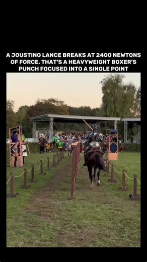 Factamero_ | Modern jousting isn't reenactment. It's full-contact sport. Lances are made from balsa or poplar wood so they shatter on impact instead of... | Instagram