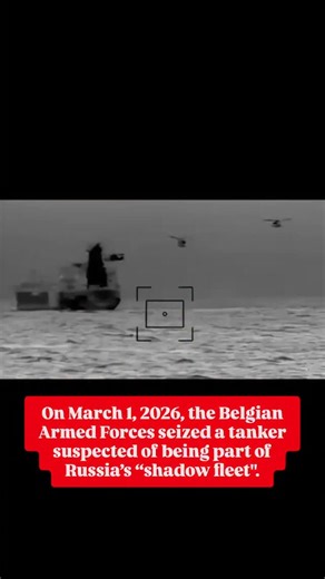 On March 1, 2026, the Belgian Armed Forces seized a tanker suspected of being part of Russia’s “shadow fleet” during a nighttime operation in the North Sea. The French Navy supported the mission with helicopters as the vessel was escorted to the Port of Zeebrugge for investigation. Another strong step in enforcing sanctions and holding Russia accountable. 🇺🇦🚁⚓ #StandWithUkraine #SlavaUkraini #SupportUkraine #SanctionsWork #StopRussianAggression 💙💛 | Ukrainian Canadian Congress - Toronto Bra