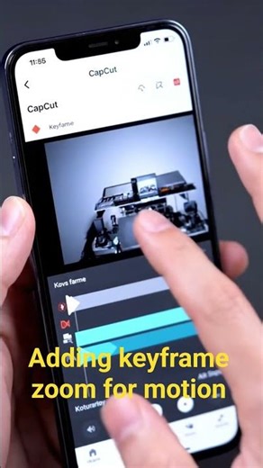 Adding keyframe zoom for motion in capcut #capcut #youtube