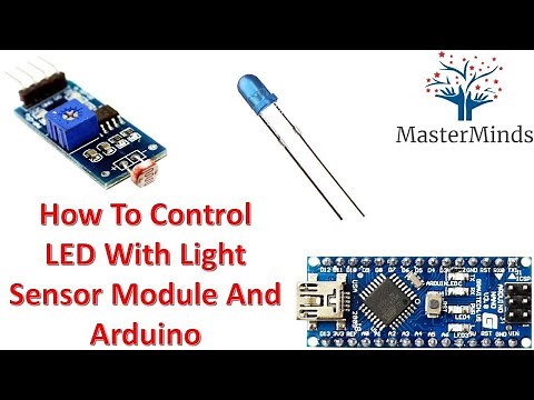 How To Control LED With Light Sensor Module (LM393) And Arduino