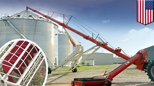 Farmer severs his own leg to escape farming accident