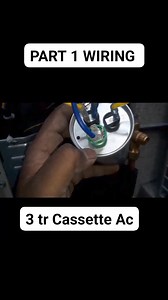 3 TR CASSETTE AC WIRING SINGLE PHASE AC WIRING AC WIRING WITH CONTACTOR #mractech #hvacrepair #hvactechnician | MR AC TECH