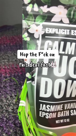 These bath salts from explicit essentials are hilarious. Perfect for a girls gift basket a grown-up Easter basket our girlfriend’s cousin’s mom’s sisters. You can’t help but laugh! EXPLICIT ESSENTIALS #explicit #showertok #bathtok #giftbasket #TikTokShopCreatorPicks Disclaimer- Sales and Shipping may change at any time after this video was posted by the brand. Check the product page for most current price.