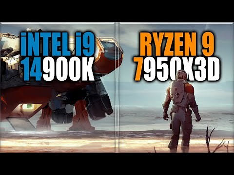 i9 14900K vs 7950X3D Benchmarks - Tested in 15 Games and Applications