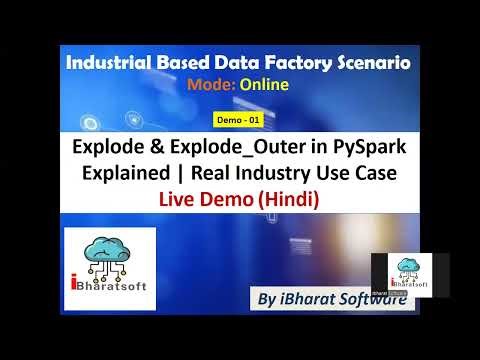 Industry Level Live Demo: Read Nested JSON & Flatten Data using PySpark #pyspark #ibharatsoftware