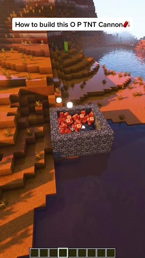 OP TNT Launcher🧨 #DisneyPlusVoices #minecraft #mc #minecrafthacks #minecrafttips #minecrafttutorial