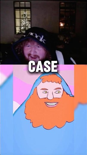 CaseOh Reacts To His Animation 💀😭 #caseoh #meme