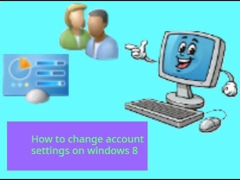 "How to change account settings on pc windows 8"|Computer world