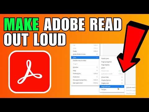 How To Make Adobe Reader Read Out Loud (2026) (Complete Guide)