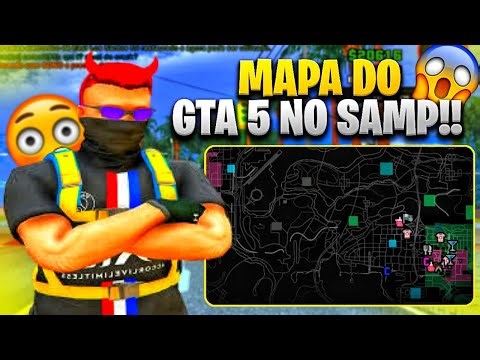 🚨COMO COLOCAR MAPAS MODIFICAR NO SAMP MAPA DO GTA 5 NO SAMP ANDROID PASSO A PASSO