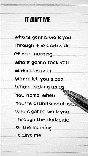 It Ain't Me - Kygo, Selena Gomez (Lyrics)