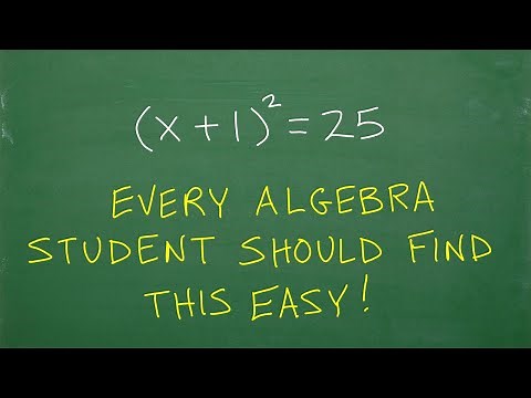 (x + 1)squared = 25, many won’t answer this completely!