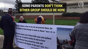 Protesters from as far away as Pennsylvania came to Portland to protest the first After School Satan Club in the country. Satanic Temple representatives say they don’t even worship Satan and say the program is in contrast to the evangelical Good News Club. Full story: ow.ly/WcCQ306gx0v | The Oregonian