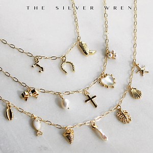 Dainty Multi Charm Necklace, Custom Multi Charm Necklace, Jewelry, Necklace, Gifts for Her, Gold Jewelry, Birthday Gifts - Etsy