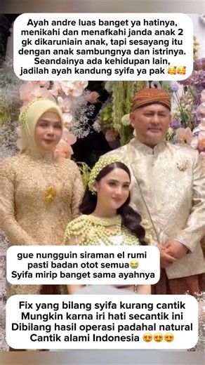 SYIFA PREWEED WEARING TRADITIONAL JAVANESE CLOTHES #syifahadju #elrumi #shortvideo #viral