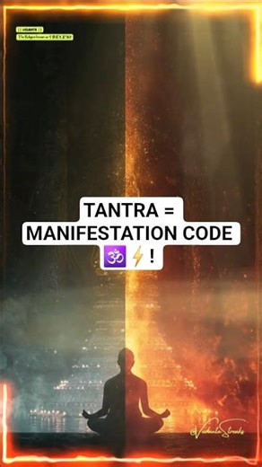 🕉️ Tantra - the manifestation code ⚡#vedanta streak 32 #manifestation #hindutemple #god