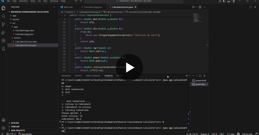 #javainternship #shadowfox #consoleapplication #oop #backenddevelopment #github #learningjourney | Yasini V