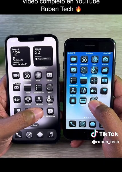 iPhone SE 2020 vs iPhone 12 ¿VALE LA PENA EL CAMBIO? #iphone #iphone12 #iphonese #iphonese2020 #iphone12mini #ios18 #rubentech