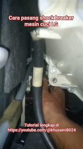 cara pasang shock breaker mesin cuci LG #tutorial#service#mesincuci #janganlupasubscribe