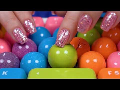 Candy on Keyboard ASMR | Oddly Satisfying 🍬
