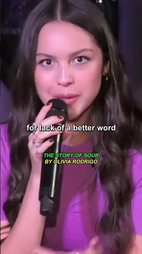 The Story of 'Sour' by Olivia Rodrigo #oliviarodrigo