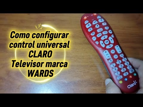 Code for WARDS TV. CLARO universal remote control.