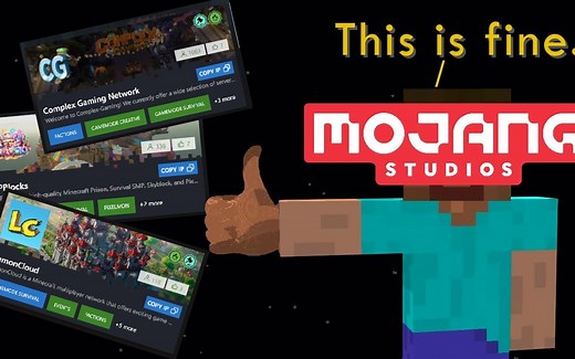 大量“充钱就能变强”的 Minecraft 服务器进入了 Mojang 官方新的经过审核的服务器列表 - SalC1 [cUbglrIdyjg]