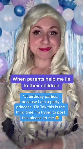 They are the real MVP’s #partyprincess #foryou #fyp #frozen #lyingtokids #parentsoftiktok