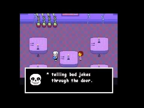 UNDERTALE - Sans 2nd date (No death alternate dialogue)