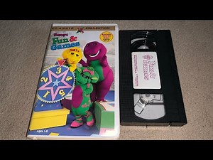 Opening And Closing To Barney’s Fun & Games 1996 VHS