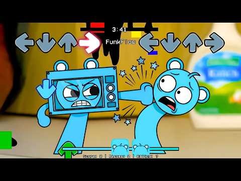 [SWAP] FNF NEW Sprunki All Phases VS Sprunki Microwave Sings Sliced Pibby | Incredibox FNF Mods