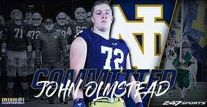 BREAKING: Four-star OL John Olmstead commits to Notre Dame