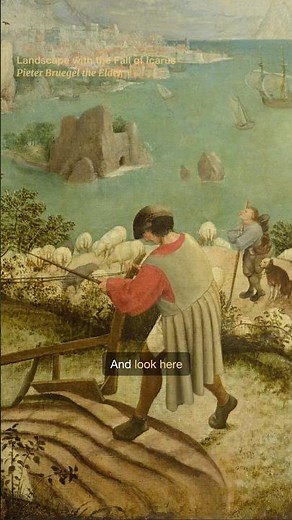 Landscape with the Fall of Icarus, Pieter Bruegel the Elder. #art #videoessay #artexplained