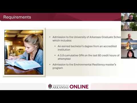 Webinar Replay - MS in Environmental Resiliency